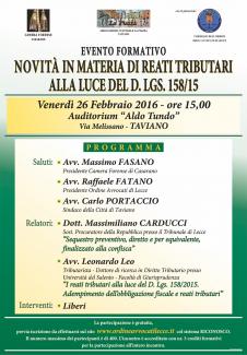 Convegno - Studio Legale Tributario Leo